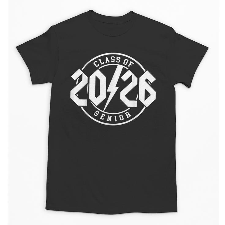 Class Of 2026 Twenty 26 Classic Rock Graduation Senior 2026 Unisex T-Shirt
