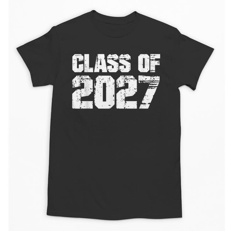 Class Of 2027 High School College Graduation Reunion T-Shirt Unisex T-Shirt