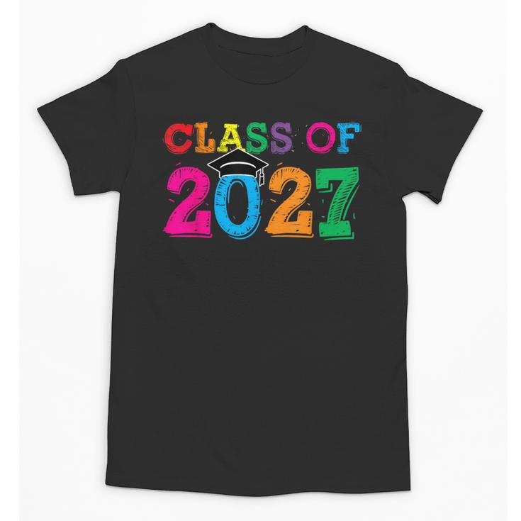 Class Of 2027 Shirt For Boys And Girls Fun 2027 Graduation Unisex T-Shirt