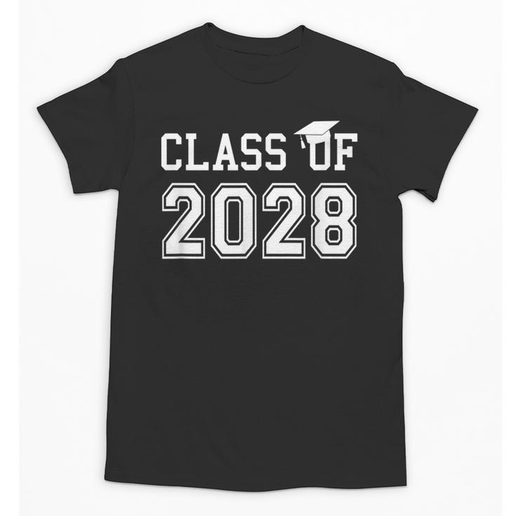 Class Of 2028 Graduation T Shirt Future School Graduate Unisex T-Shirt