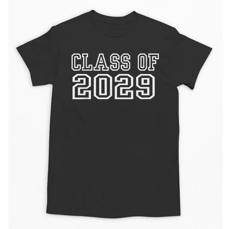 Class Of 2029 Graduation School Vintage Spirit Senior 2029 Unisex T-Shirt