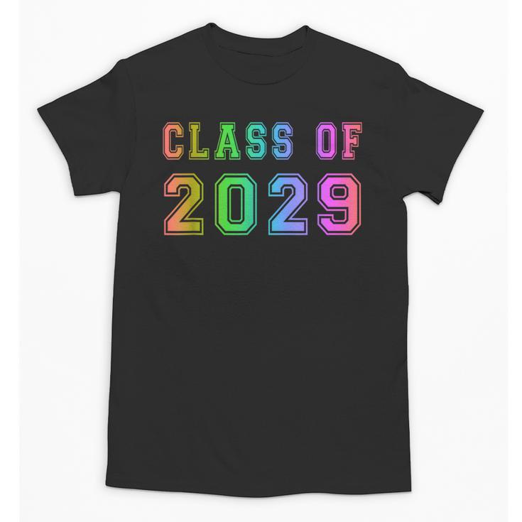 Class Of 2029 High School Graduation Date Graduate T Shirt Unisex T-Shirt