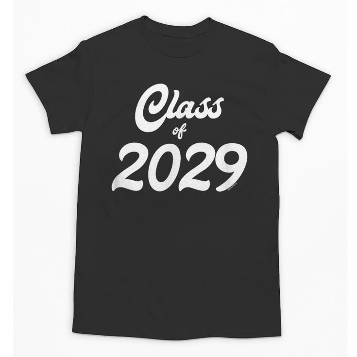 Class Of 2029 Shirt Graduation Him Her Senior Class Unisex T-Shirt