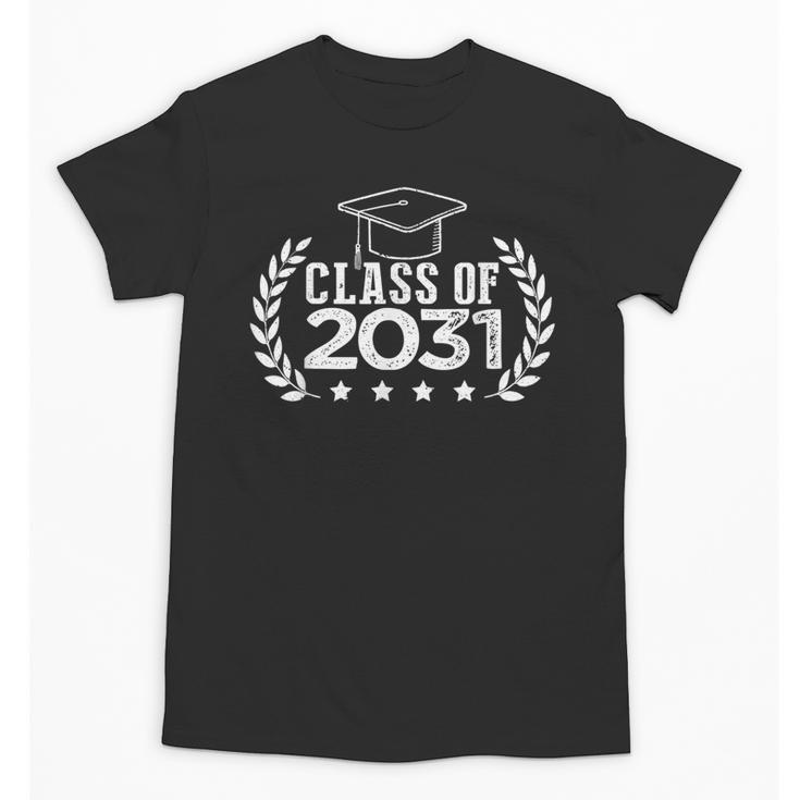 Class Of 2031 Grow With Me Shirt Graduation Kindergarten Unisex T-Shirt