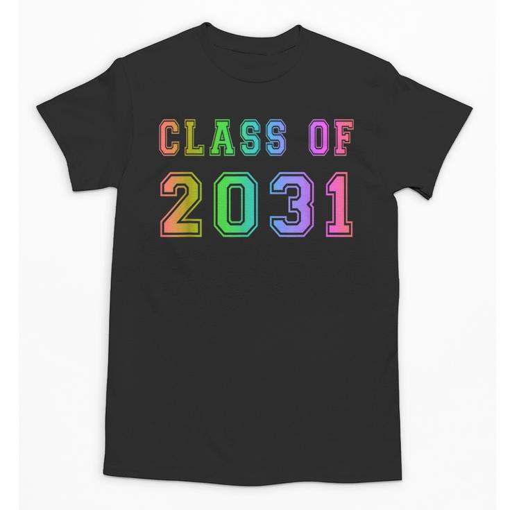 Class Of 2031 High School Graduation Date Kindergarten Shirt Unisex T-Shirt