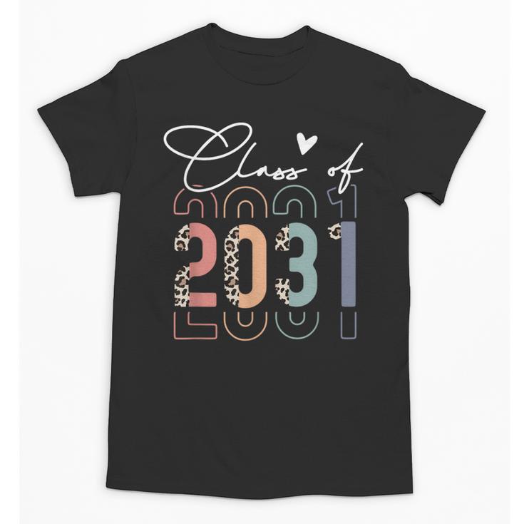 Class Of 2031 School College Retro Graduation Vintage Grad Unisex T-Shirt
