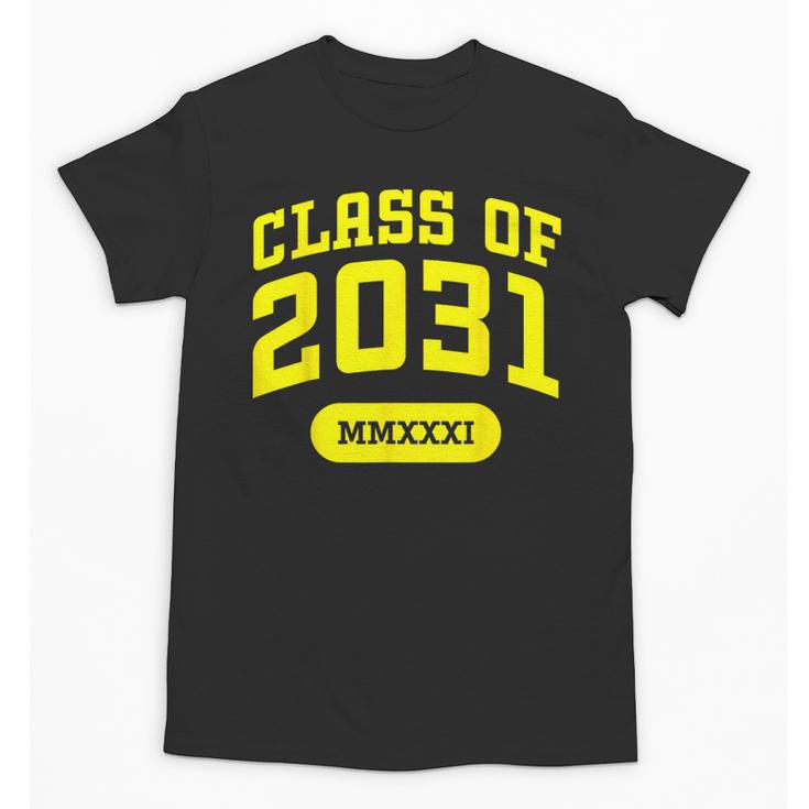 Class Of 2031 Shirts For Kindergarten Photo To Graduation Unisex T-Shirt