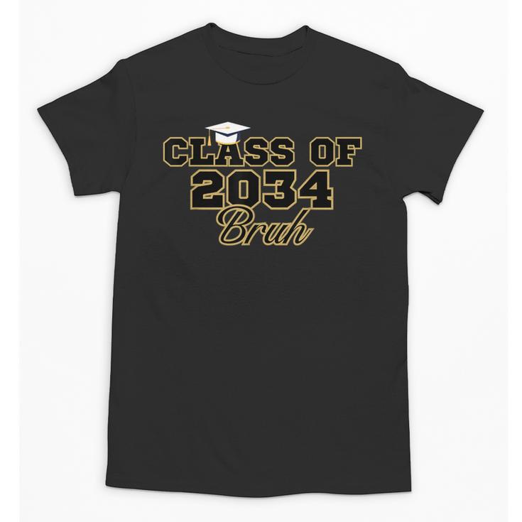 Class Of 2034 Senior 2034 Graduation Bruh Unisex T-Shirt