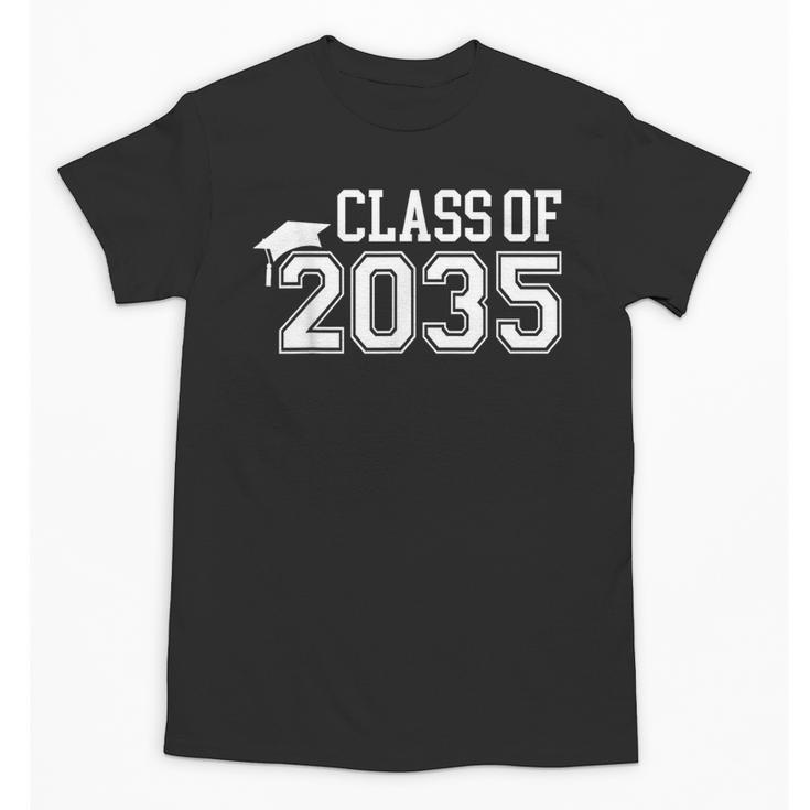 Class Of 2035 Graduation First Day Of School Boys Girls Kids Unisex T-Shirt