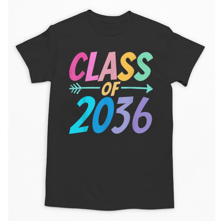 Class Of 2036 First Day Kindergarten Grow With Me Graduation Unisex T-Shirt