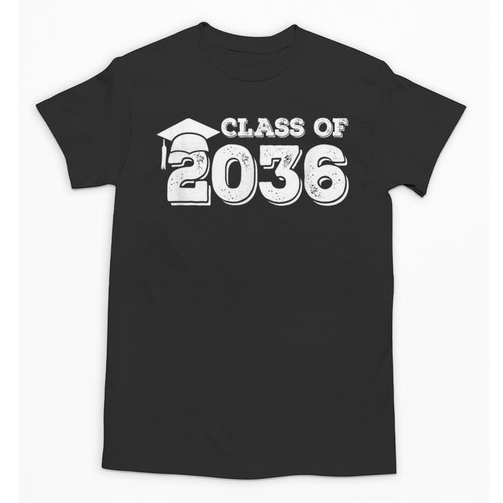 Class Of 2036 Shirt Women Men Kids Senior Graduation 2036 Unisex T-Shirt