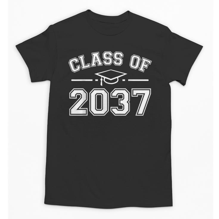 Class Of 2037 Grow With Me Graduation First Day Kindergarten Unisex T-Shirt