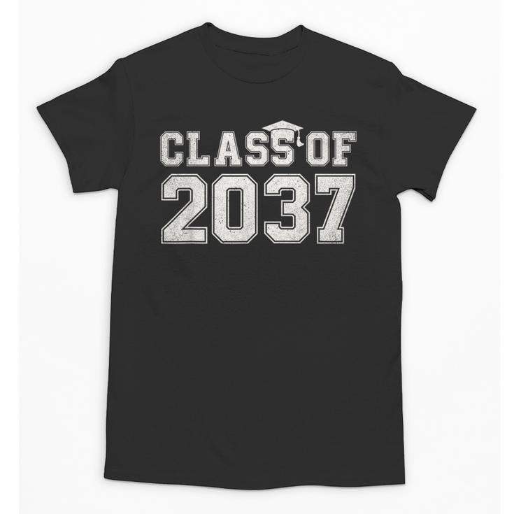 Class Of 2037 Kindergarten To Graduation First Day Of School Unisex T-Shirt