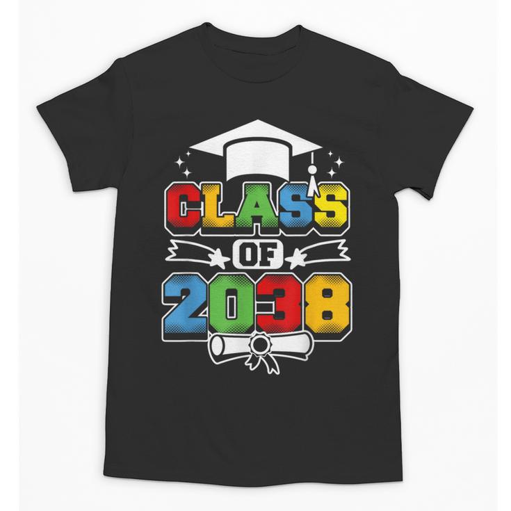 Class Of 2038 First Day Of School & Graduation 2038 Unisex T-Shirt