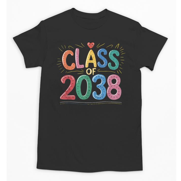 Class Of 2038 Pre K Graduate Preschool Graduation Unisex T-Shirt