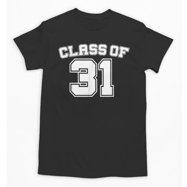 Class Of 31 2031 School Tee Shirt Graduation Class Party Unisex T-Shirt