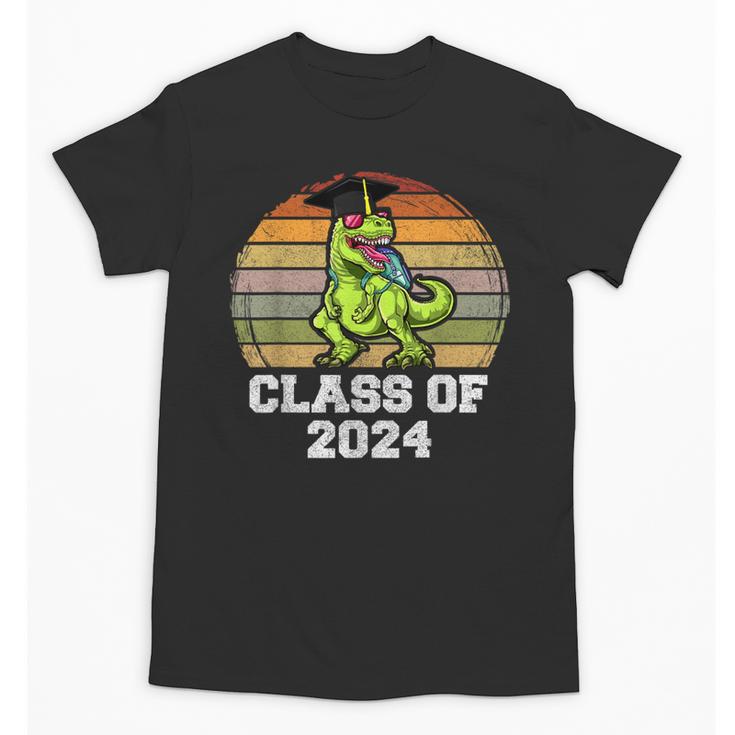 Class Of Dinosaur Apparel 2024 Graduation Graduate Dino Boy Unisex T-Shirt