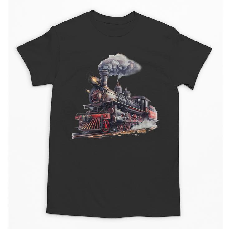 Classic Steam Train Enthusiasts Nostalgia For Train Lovers Unisex T-Shirt
