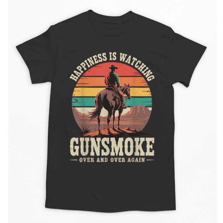 Classic Western Nostalgia Cowboy Sunset Unisex T-Shirt