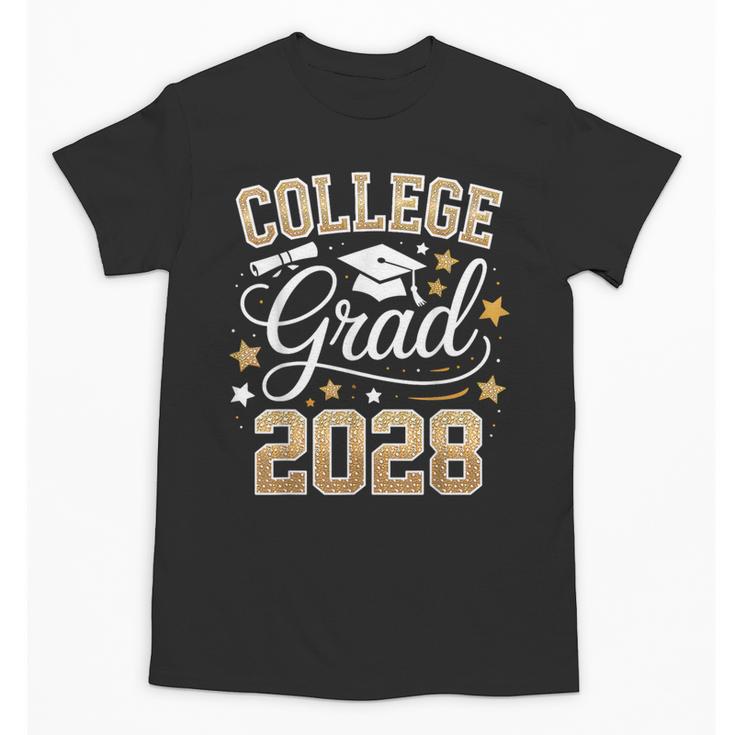 College Grad Class Of 2028 Senior Graduate Graduation 2028 Unisex T-Shirt