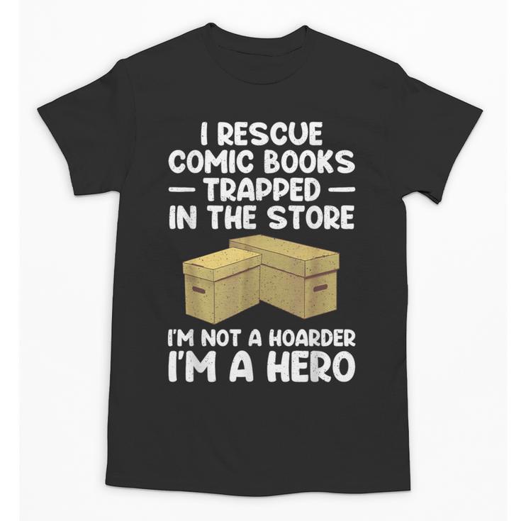 Cool Comic Book For Men Women Comic Book Collector Unisex T-Shirt