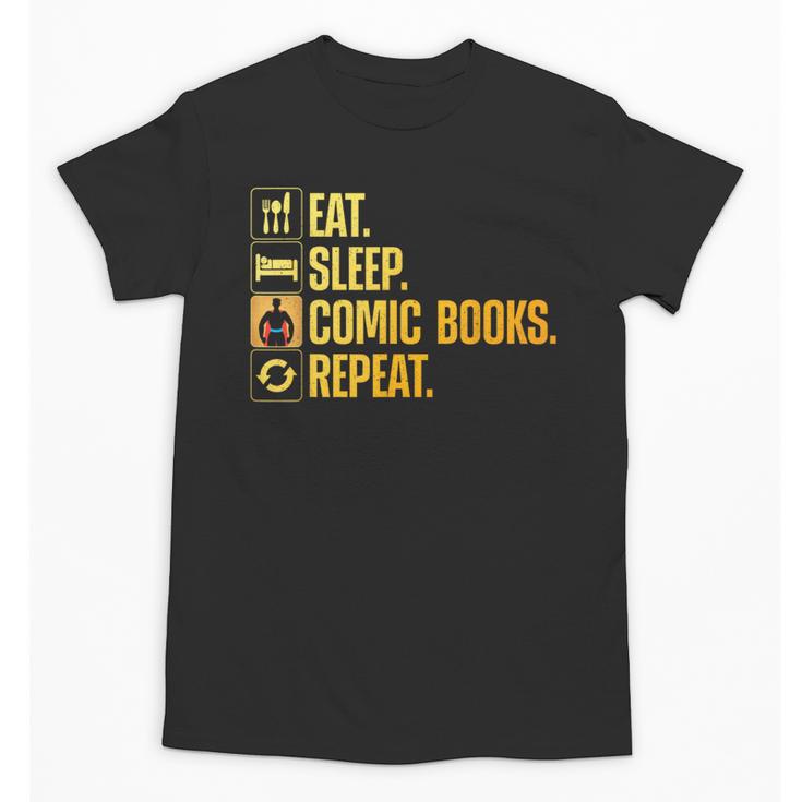 Cool Comic Books Art For Men Women Comic Book Lover Comics Unisex T-Shirt