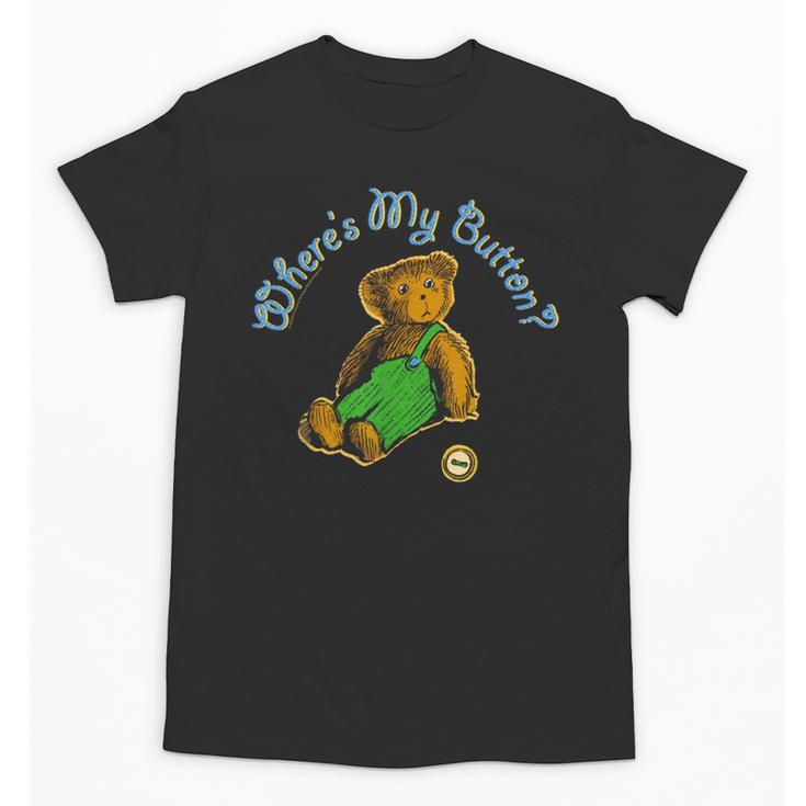 Corduroy Where's My Button Teddy Bear Retro Children's Book Unisex T-Shirt