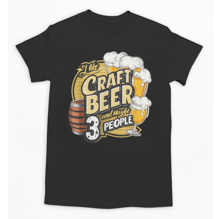 Craft Beer Lover Introverted & Hoppy Unisex T-Shirt