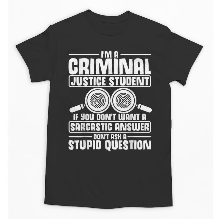 Criminal Justice Degree Graduation Criminal Justice Student Unisex T-Shirt