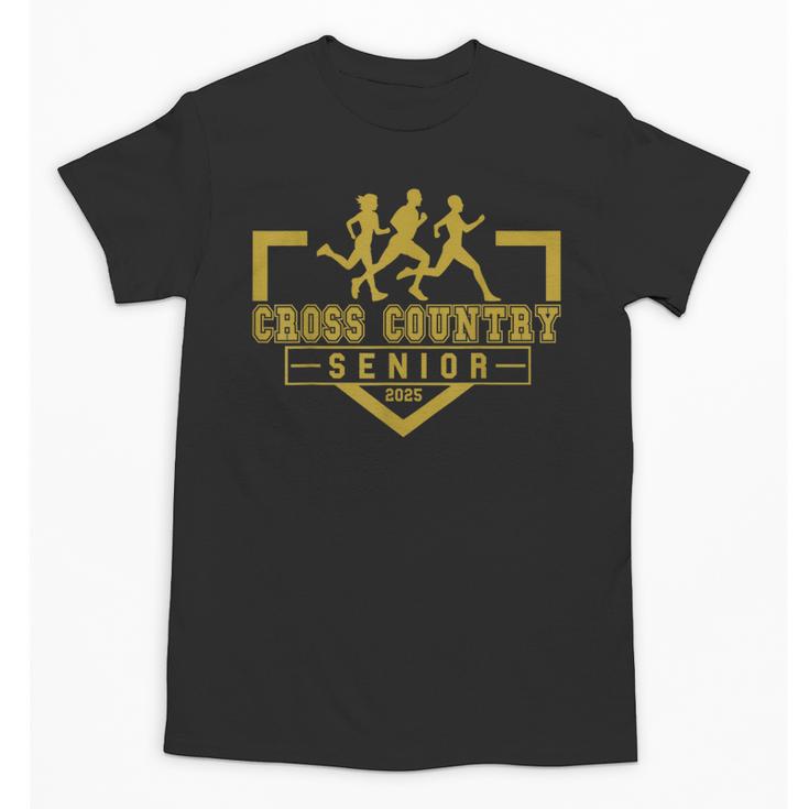 Cross Country Senior Night Senior 2025 Graduation Party 20 Unisex T-Shirt