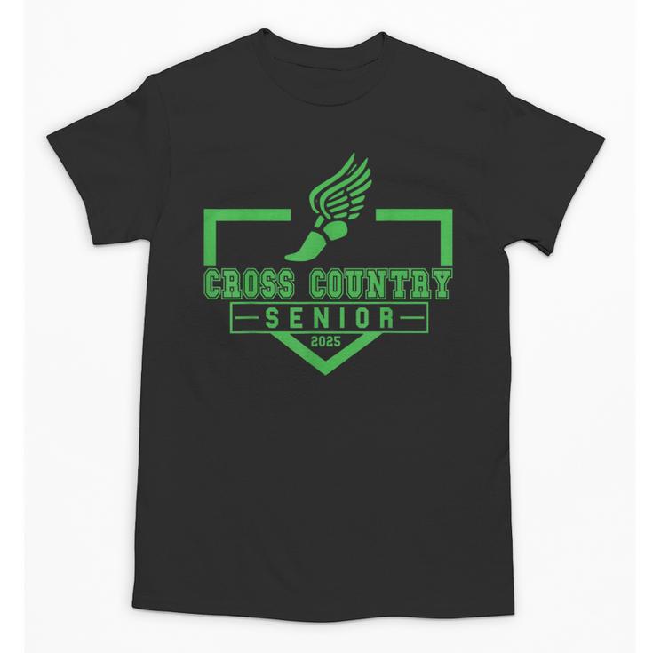 Cross Country Senior Night Senior 2025 Graduation Party 23 Unisex T-Shirt