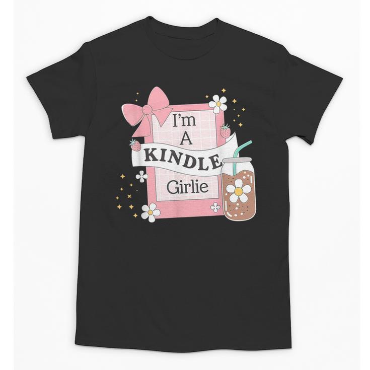 Cute Bookish Kindle Girlie Nerdy Read Book Lover Girl Women Unisex T-Shirt