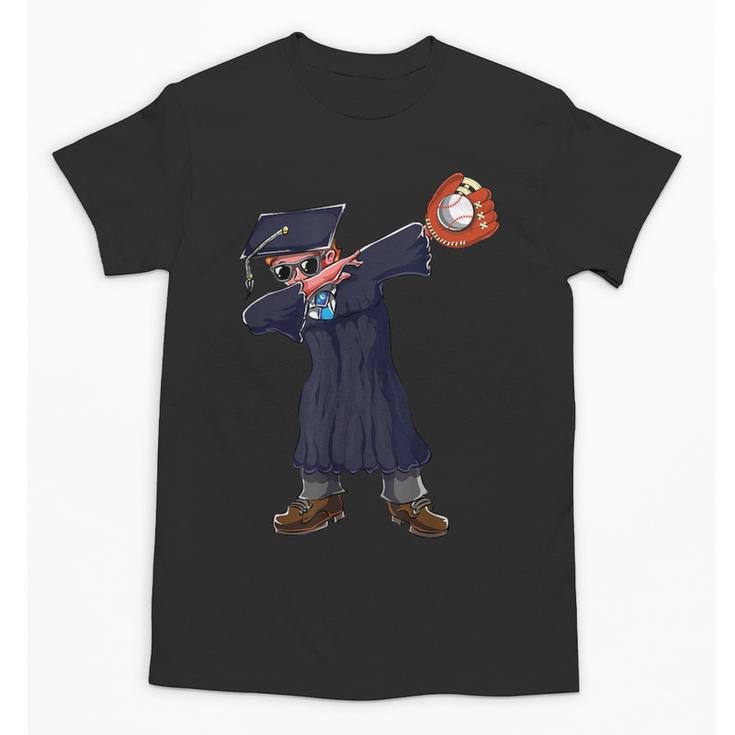 Cute Dabbing Kid Elementary School Graduation Baseball Unisex T-Shirt