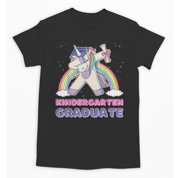 Dabbing Unicorn Kindergarten Graduation Dab Dance Girl Unisex T-Shirt