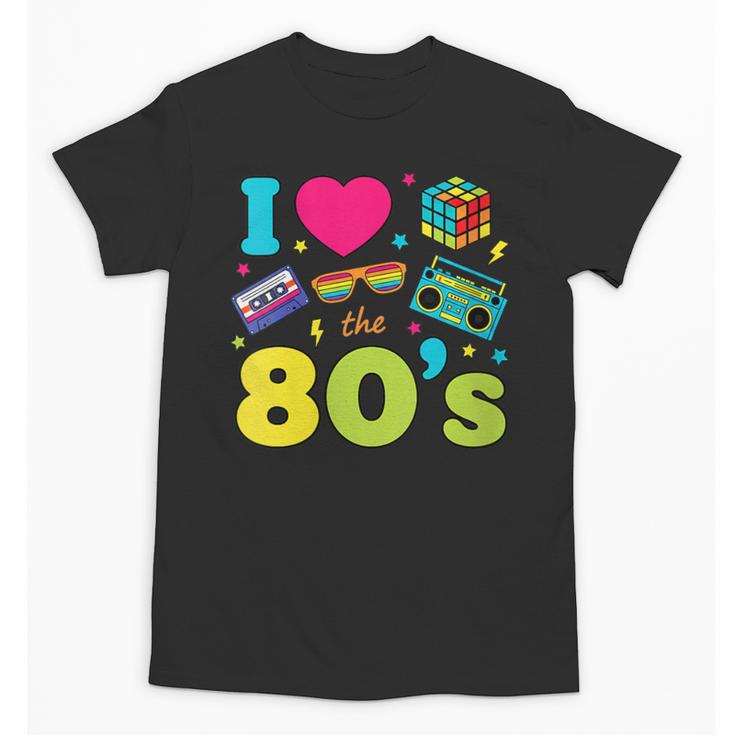 Dad I Love The 80's Retro 80s Nostalgia For Dad Unisex T-Shirt