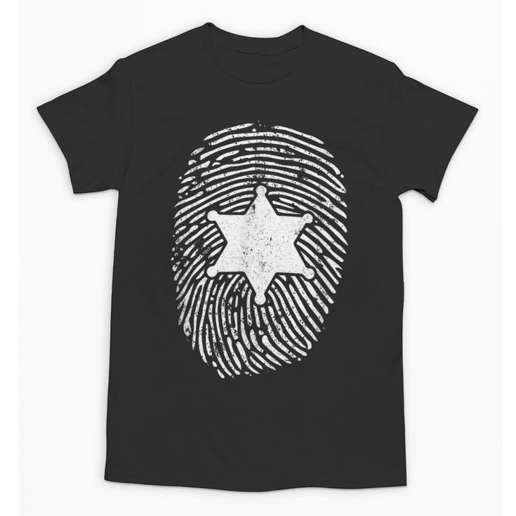 Deputy Sheriff DNA Sheriff Graduation 6 Star Badge Unisex T-Shirt