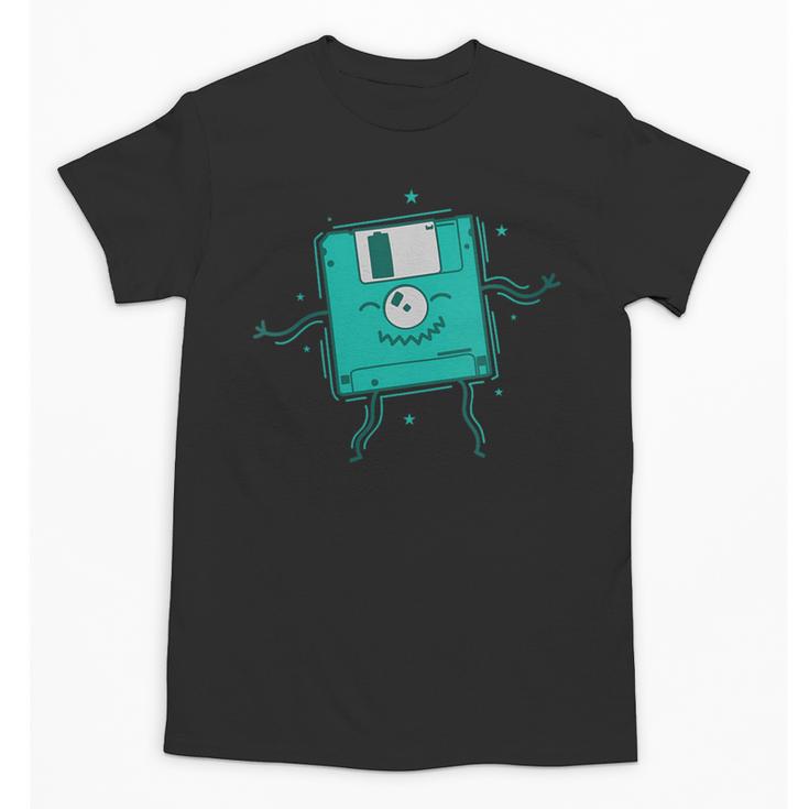 Diskette Dances Retrospec Memory Module Data Carrier Unisex T-Shirt