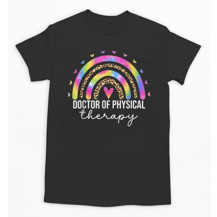 Doctor Of Physical Therapy Therapist DPT Graduation Rainbow Unisex T-Shirt