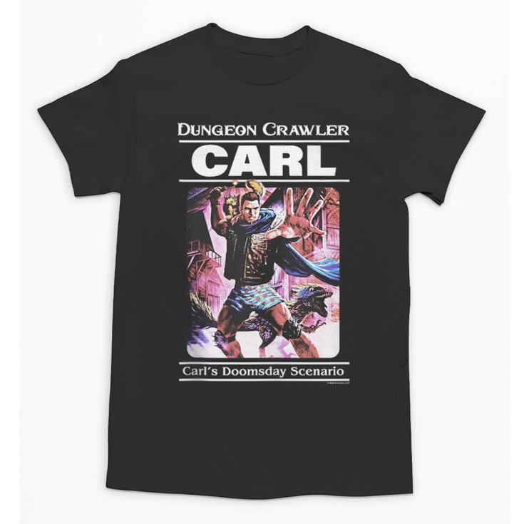 Dungeon Crawler Carl Vintage Paperback Illustration Book Unisex T-Shirt
