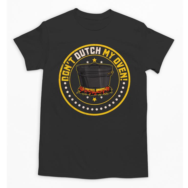 Dutch Oven Cookbook Casserole Cooking Cuisine Camping Recipe Unisex T-Shirt
