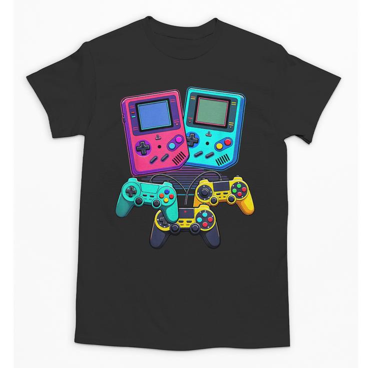 Eighties Console Controller Gaming Player Gadget Nostalgia Unisex T-Shirt