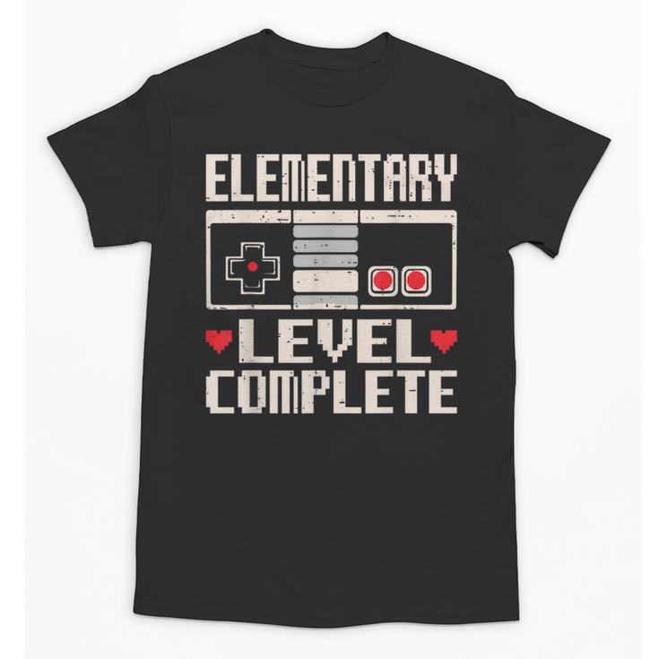 Elementary Level Complete Gamer Class Of 2025 Graduation Unisex T-Shirt