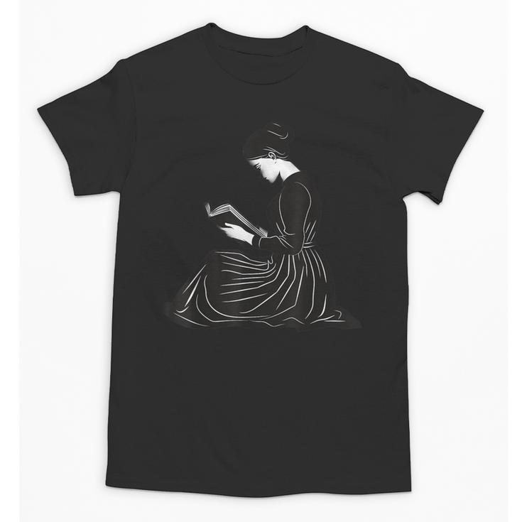 Emily Dickinson Reading A Book Unisex T-Shirt