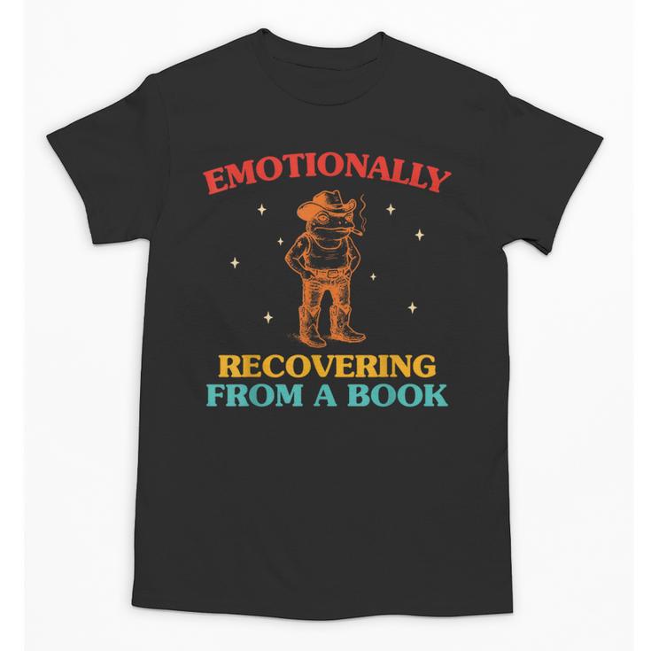 Emotionally Recovering From A Book Frog Unisex T-Shirt