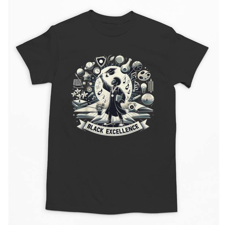 Excellence Graduation Black History Month Inspiring Unisex T-Shirt