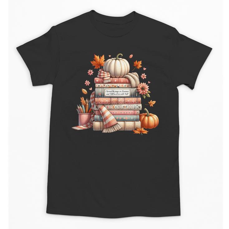 Fall Colors s I Love Fall s Books & Pumpkins Unisex T-Shirt