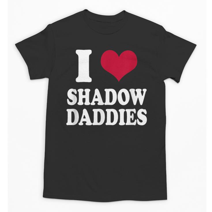 Fantasy Romantasy Book Lover I Love Heart Shadow Daddies Unisex T-Shirt