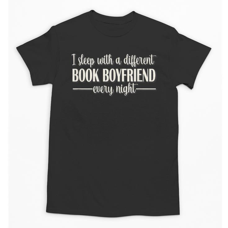 Fantasy Romantasy Novels Lover Sleep With Book Boyfriend Unisex T-Shirt