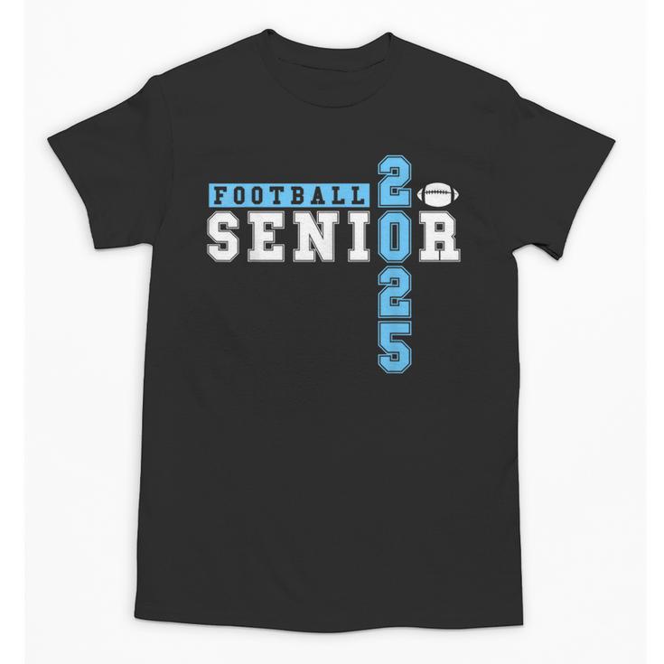 Football Senior Night Football Senior 2025 Graduation 27 Unisex T-Shirt