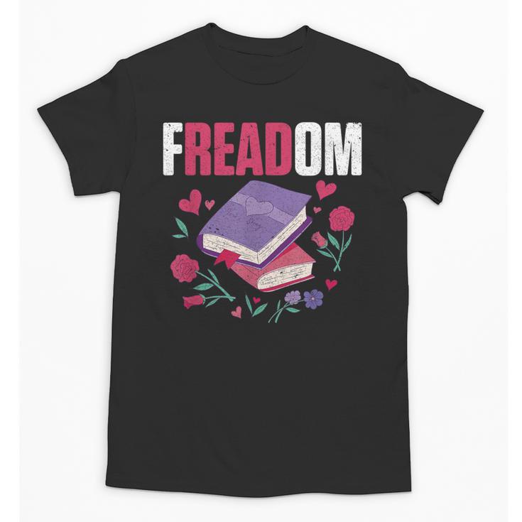 Freadom Anti Ban Books Freedom To Read Book Reading Unisex T-Shirt